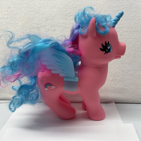 Vintage My Little Pony Mlp SML-16-81. Rainbow-9" Pegasus- Pink/Blue/Purple - Picture 1 of 5